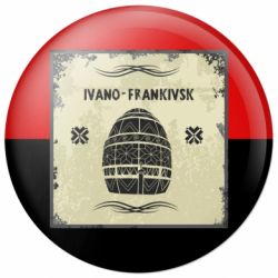 Значок Івано-Франківськ Old School - FATLINE Значок Івано-Франківськ Old School