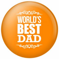 Значок World's Best Dad - FATLINE Значок World's Best Dad