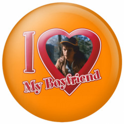 Значок I love my boyfriend Dustin