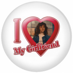 Значок I love my girlfriend Nancy