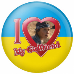 Значок I love my girlfriend Eleven