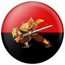Значок Zenitsu Demon Slayer