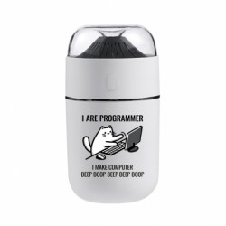 Увлажнитель воздуха Joli I are programmer. Кот программист - FATLINE Увлажнитель воздуха Joli I are programmer. Кот программист